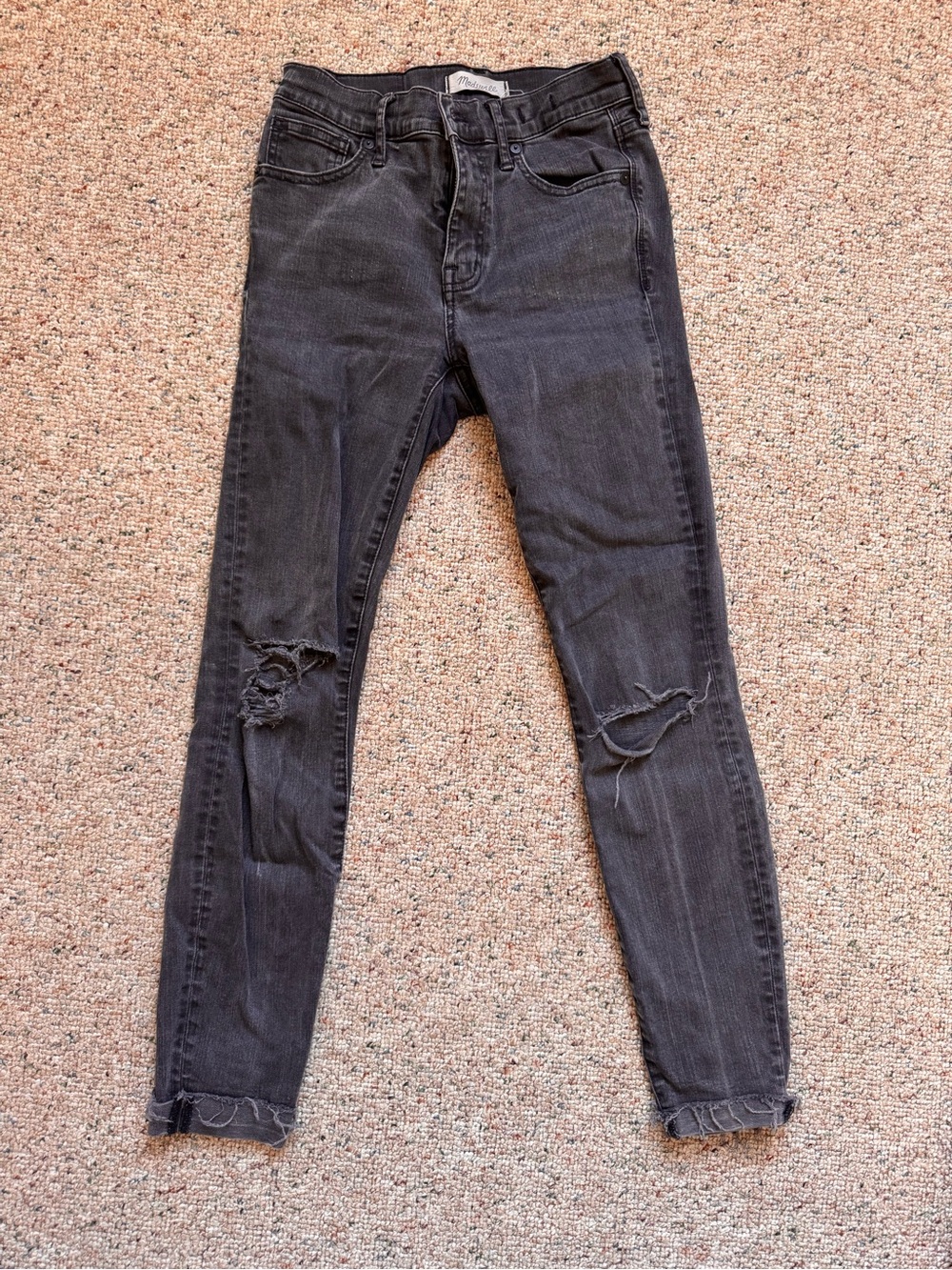 Women's Black Ripped Skinny Jeans